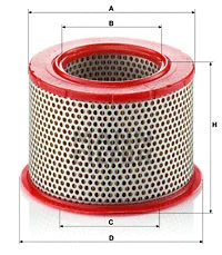 Oro filtras MANN-FILTER C 1555/1