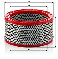 Oro filtras MANN-FILTER C 1633/1