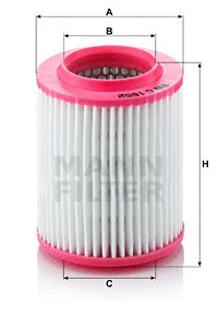 Oro filtras MANN-FILTER C 1652