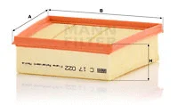 Oro filtras MANN-FILTER C 17 022