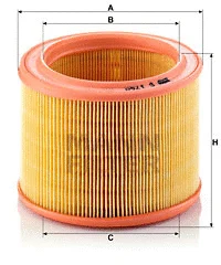 Oro filtras MANN-FILTER C 1760