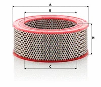 Oro filtras MANN-FILTER C 1770