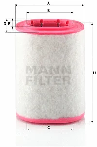 Oro filtras MANN-FILTER C 18 161