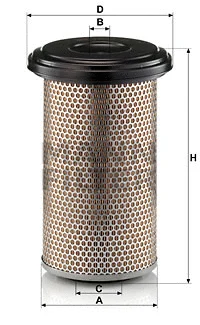 Oro filtras MANN-FILTER C 20 325
