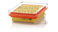 Oro filtras MANN-FILTER C 2074