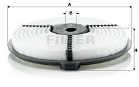 Oro filtras MANN-FILTER C 2223