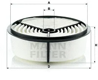 Oro filtras MANN-FILTER C 2262