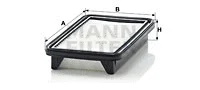 Oro filtras MANN-FILTER C 23 004