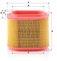 Oro filtras MANN-FILTER C 24 196