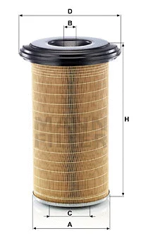 Oro filtras MANN-FILTER C 24 650/7