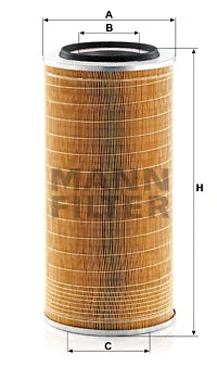 Oro filtras MANN-FILTER C 24 650/8