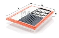 Oro filtras MANN-FILTER C 25 004