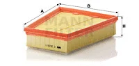 Oro filtras MANN-FILTER C 2510/1