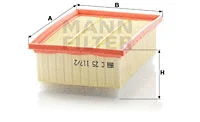 Oro filtras MANN-FILTER C 25 117/2