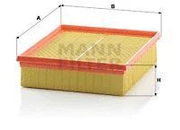 Oro filtras MANN-FILTER C 25 146