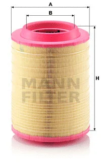 Oro filtras MANN-FILTER C 25 660/2