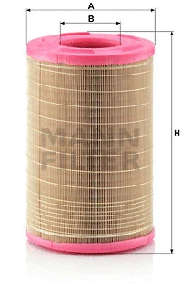 Oro filtras MANN-FILTER C 25 730/1