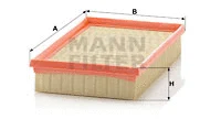 Oro filtras MANN-FILTER C 2579