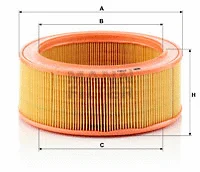 Oro filtras MANN-FILTER C 2582