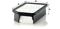 Oro filtras MANN-FILTER C 26 014