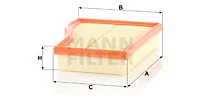 Oro filtras MANN-FILTER C 26 017