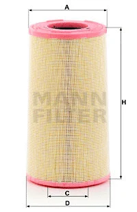 Oro filtras MANN-FILTER C 26 024 KIT