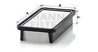 Oro filtras MANN-FILTER C 2628