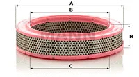 Oro filtras MANN-FILTER C 2649