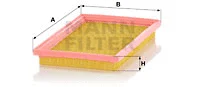 Oro filtras MANN-FILTER C 2742