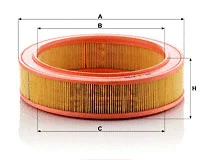 Oro filtras MANN-FILTER C 2766