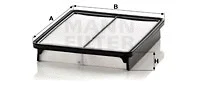 Oro filtras MANN-FILTER C 28 010