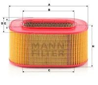 Oro filtras MANN-FILTER C 29 200