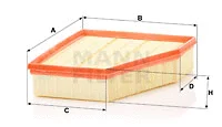 Oro filtras MANN-FILTER C 29 230