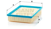 Oro filtras MANN-FILTER C 30 125