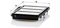 Oro filtras MANN-FILTER C 3028