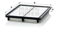 Oro filtras MANN-FILTER C 3033