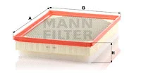 Oro filtras MANN-FILTER C 36 172