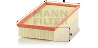Oro filtras MANN-FILTER C 39 002