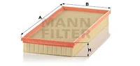Oro filtras MANN-FILTER C 40 163