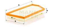 Oro filtras MANN-FILTER C 45 004