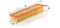 Oro filtras MANN-FILTER C 5082