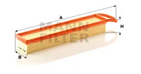 Oro filtras MANN-FILTER C 5082/2