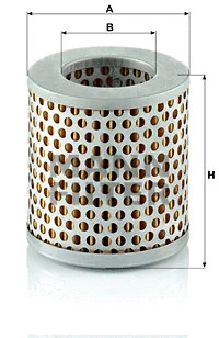 Oro filtras MANN-FILTER C 711/1