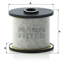 Karterio alsuoklio filtras MANN-FILTER C 911 x-2