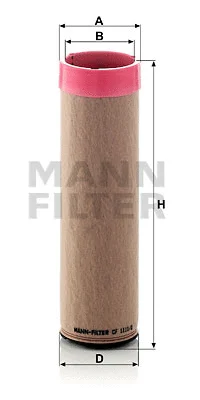 Antrinis oro filtras MANN-FILTER CF 1111/2
