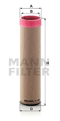 Antrinis oro filtras MANN-FILTER CF 1140/2