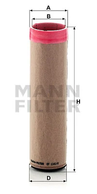 Antrinis oro filtras MANN-FILTER CF 1141/2