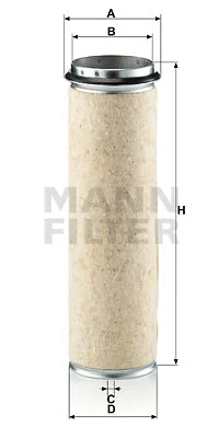 Antrinis oro filtras MANN-FILTER CF 1200