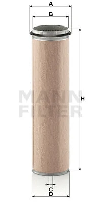 Antrinis oro filtras MANN-FILTER CF 1300