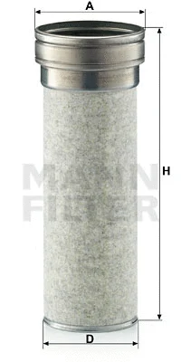 Antrinis oro filtras MANN-FILTER CF 1510/1